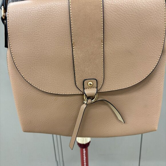 Louenhide Crossbody Bag Vegan Leather Three Pocket Zip Closure Snap Closure - Picture 3 of 12